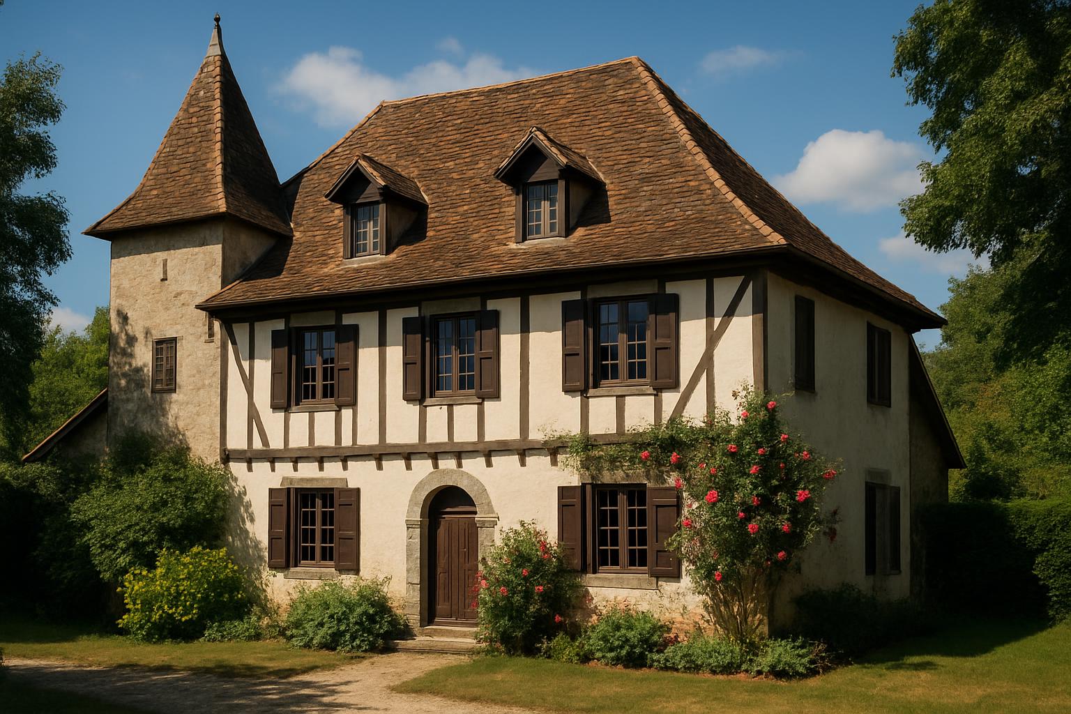 Maison bearnaise heritage architectural unique traditionnelle