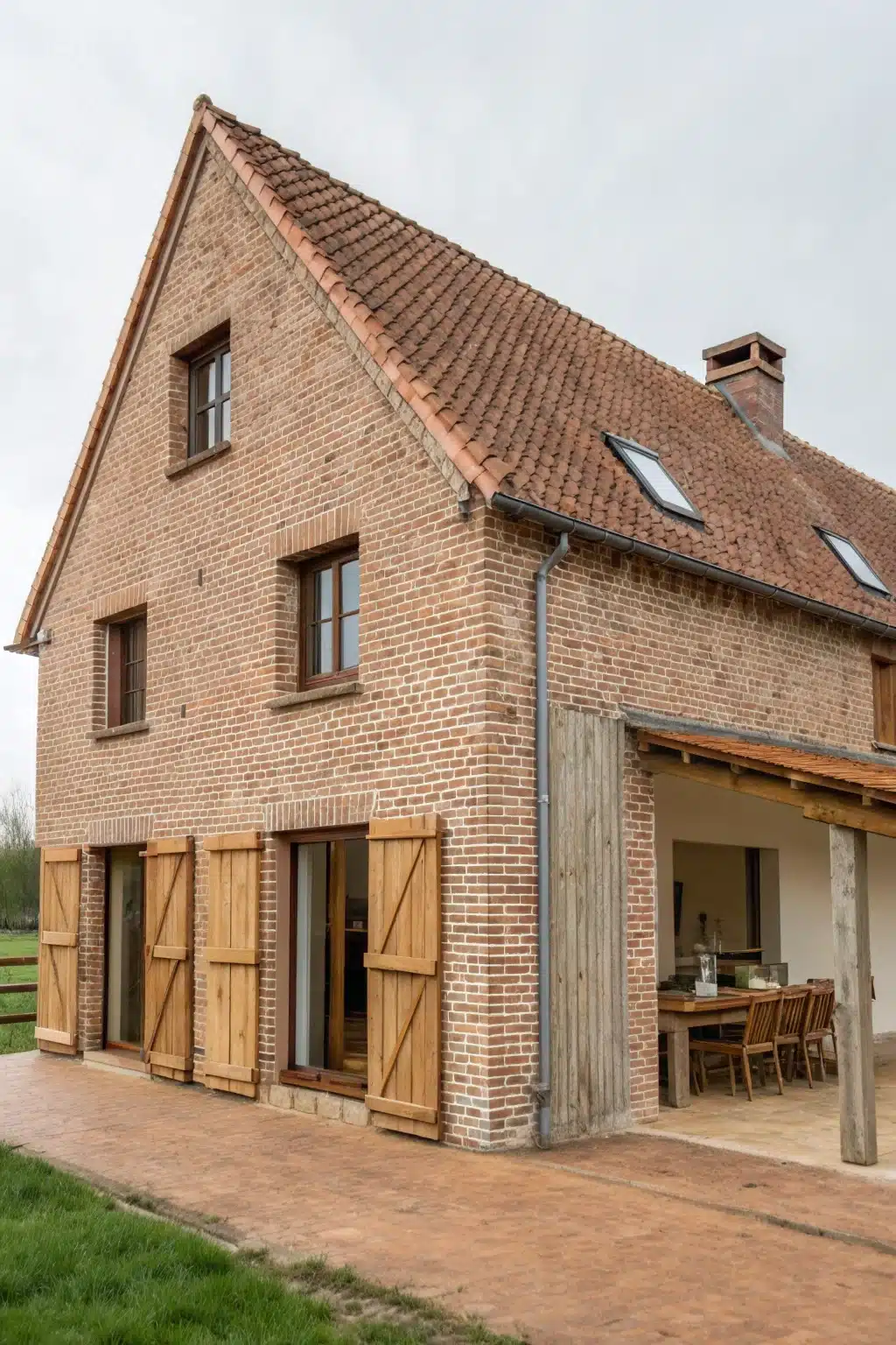 Façade de maison picarde