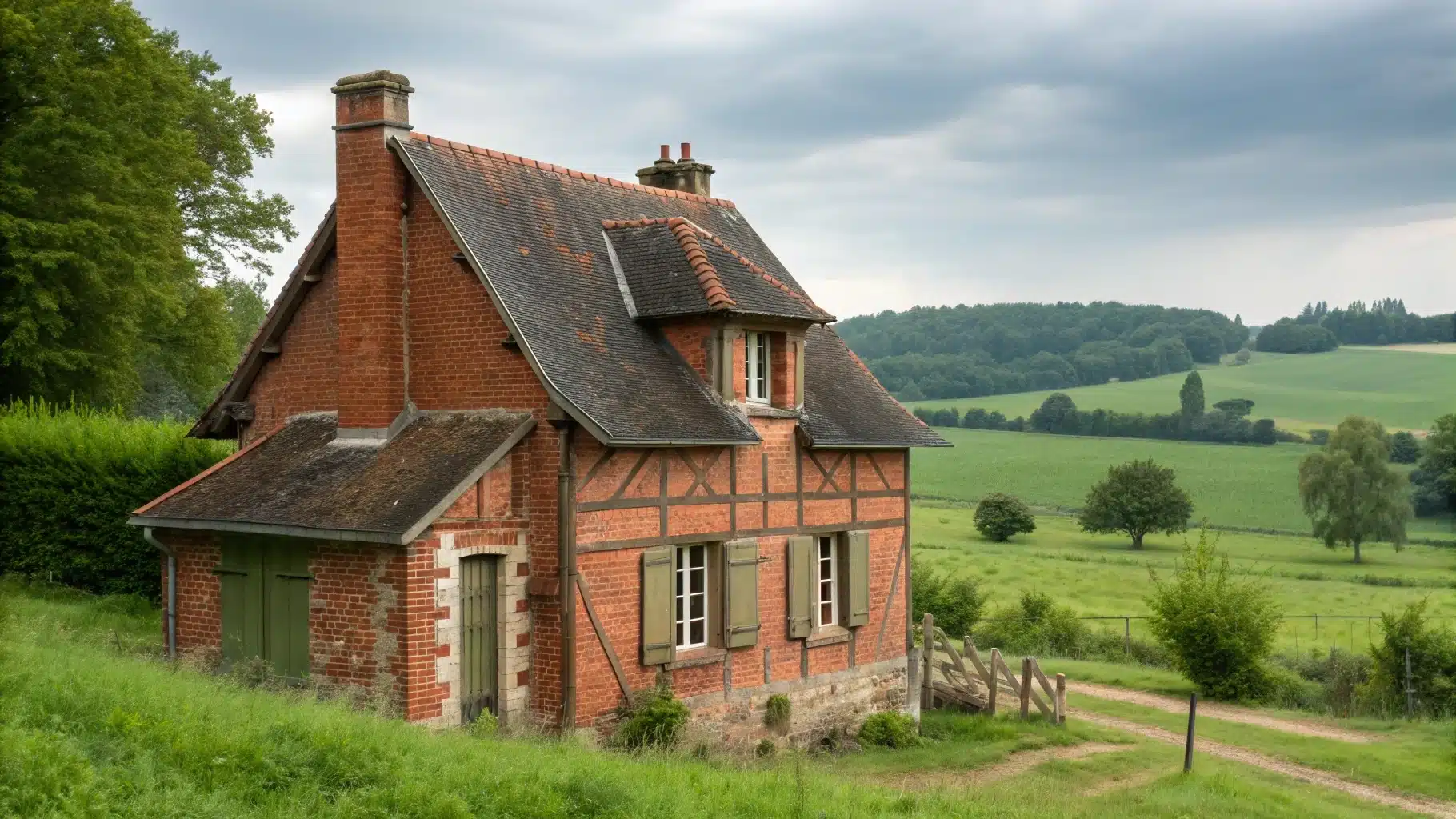 Maison picarde en campagne