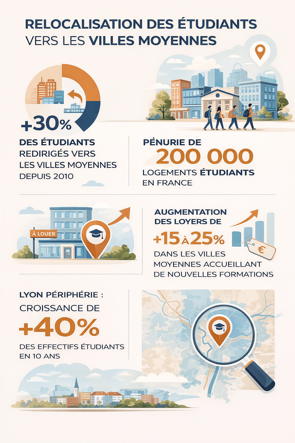 Infographie : comment les étudiants se logent ?